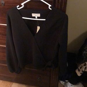 Madwell wrap around ties at the waist top Never worn with tags